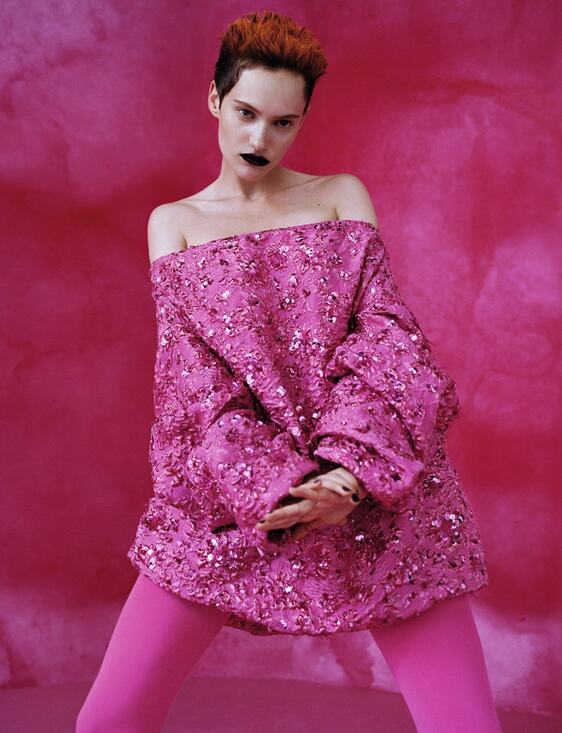 Valentino Dresses & Skirts - Valentino Lurex Jacquard Sequin Mini Dress Pink PP 2022 RTW Coquette Glam $8500